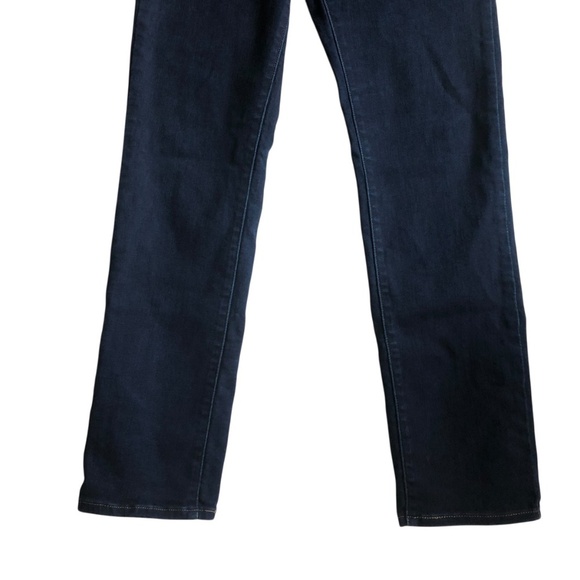 Levi’s Mid Rise Skinny Dark Blue Denim Jeans Size 30 - Picture 4 of 14